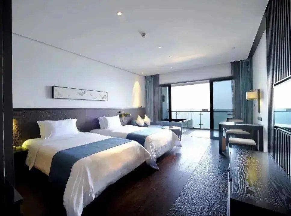 檀悦豪生温泉度假酒店 -高级海景房（阳台带泡池）含双人自助早餐+自助晚餐+畅游网红无边际泳池_套餐_度假_檀悦
