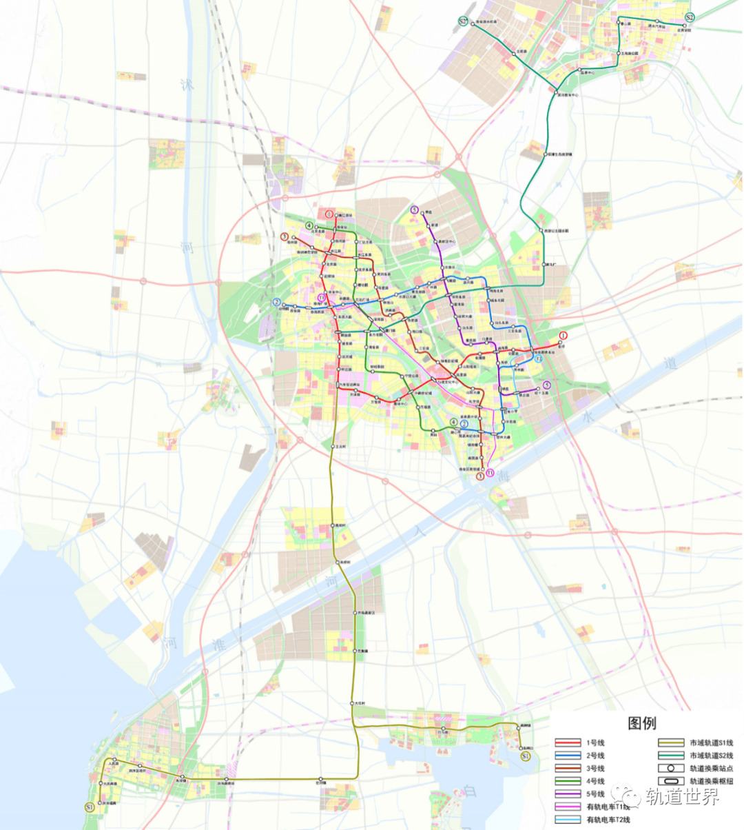 淮安市城市轨道交通线网规划调整(草案公示稿)_设站_线路_方案 淮安市城市轨道交通线网规划调整(草案公示稿)_设站_线路_方案