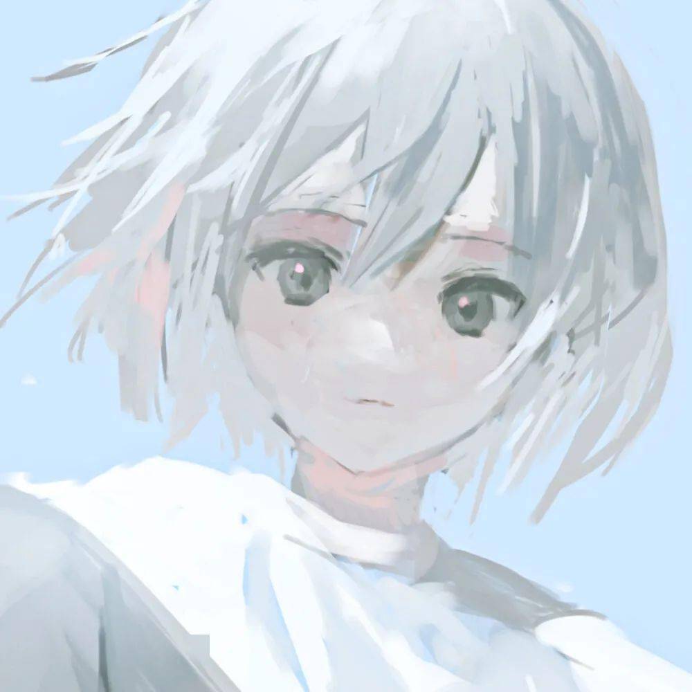 女生动漫头像 眼神迷离