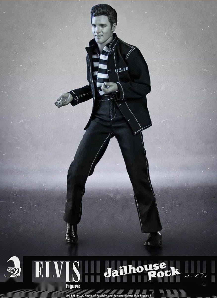 新品预定~iconiq studios 1/6 iqls02 iqls03猫王 埃尔维斯监狱摇滚版