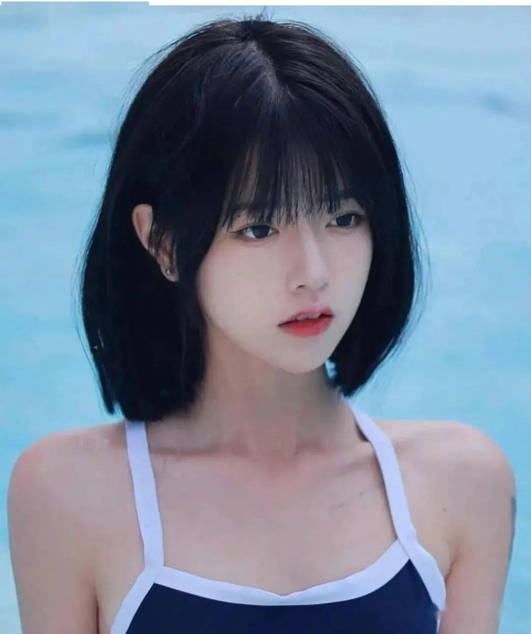 初恋短发,就像她的名字一样,充满青春,活力,少女感,青涩感,初恋短发的