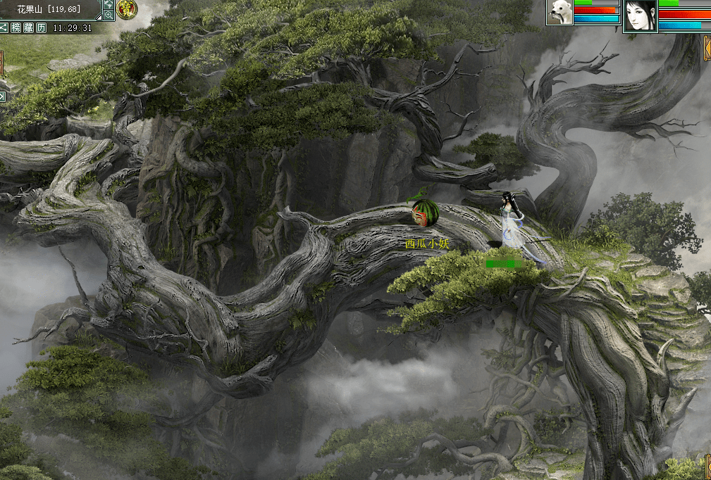 试玩打卡全新花果山,水帘洞_场景_老铁_妖将