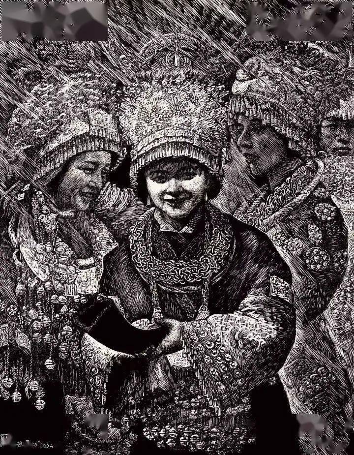 中国最出名版画图片