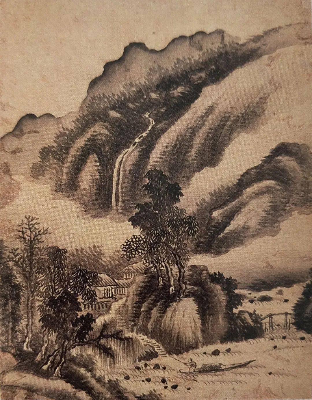 清代画家武丹山水画作品赏析_国画_衷白_花鸟