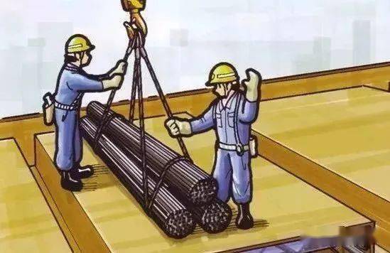 一般是把捆绑绳从重物下面穿过,然后再用卡把绳头和绳子中段卡接起来