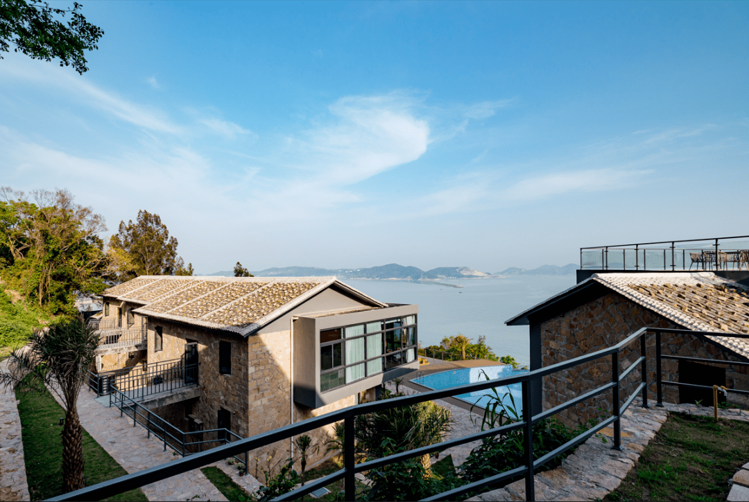 暑来宝主打洞头唯一至高270海景悬崖度假酒店乘观光电梯入住超美树叶