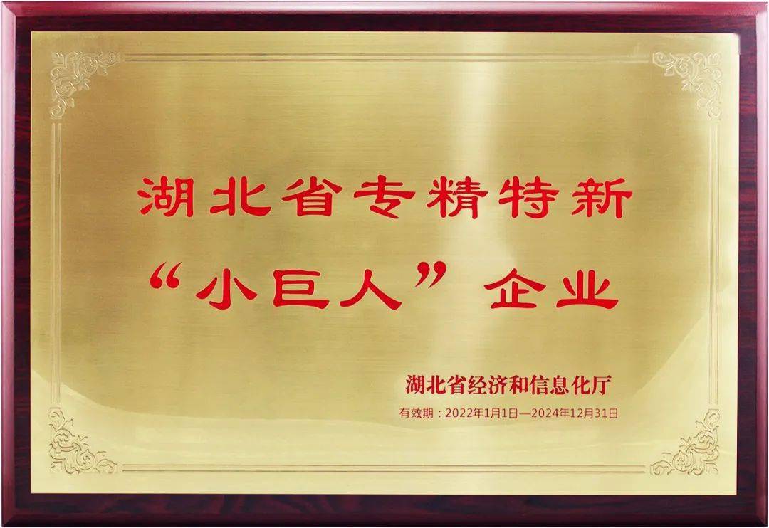 迈信电气获湖北省专精特新小巨人企业荣誉称号