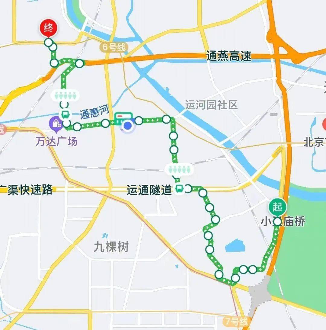 通州4条公交线将延长运营时间!