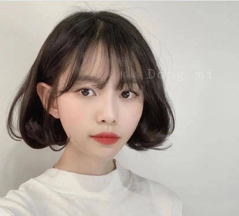 "八大网红刘海短发"_脸型_种古_精怪