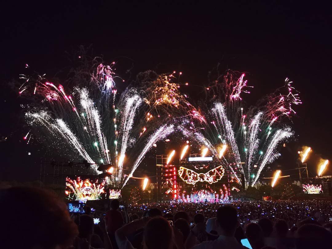 花博汇焰火剧场秀"火热出圈"夜经济助推蔡甸文旅融合高质量发展_烟花