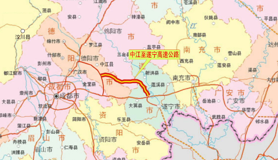 遂德高速最新线路图图片