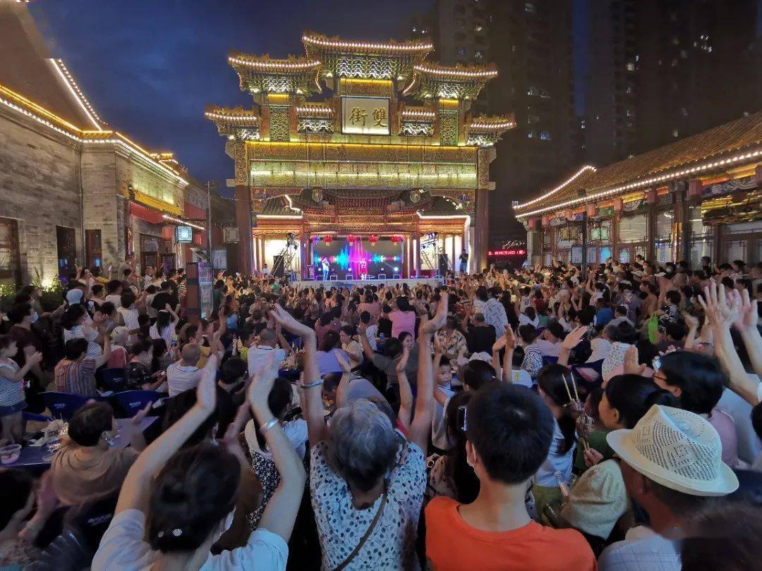 双街古街夜市重装亮相!_游客_北辰区_文化