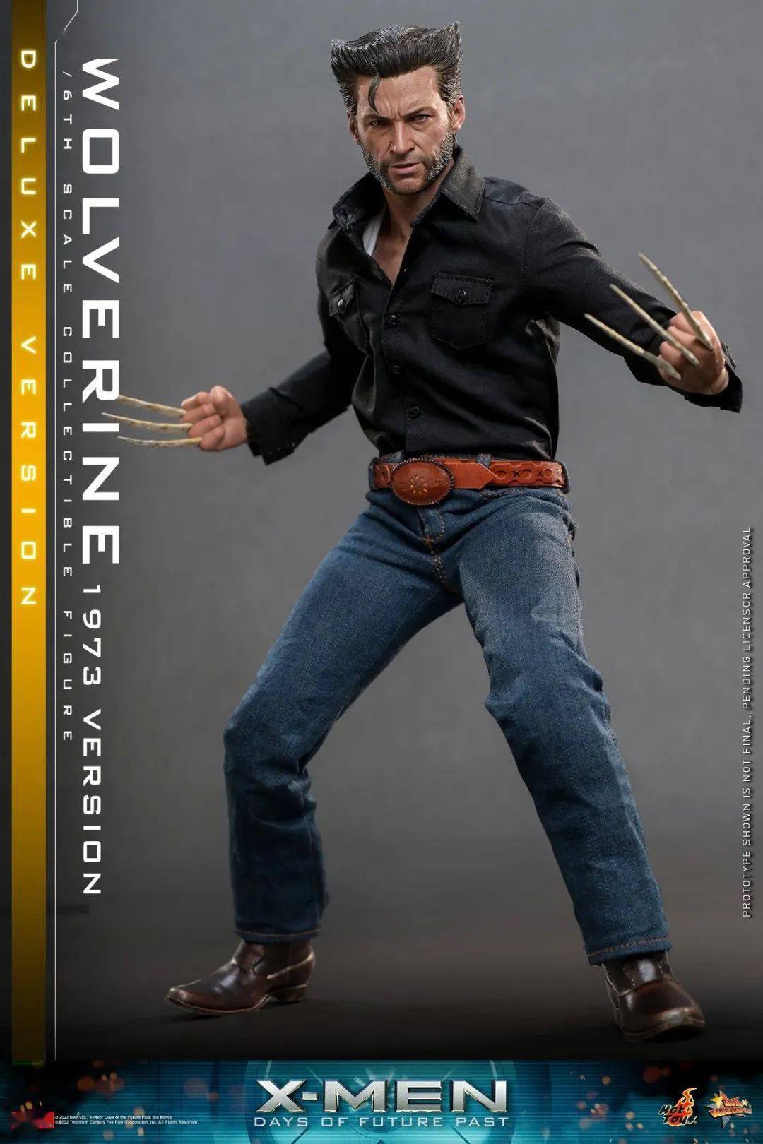 67新品预定~ hottoys ht 1/6 x战警 金刚狼 1973年版 mms659 mms660