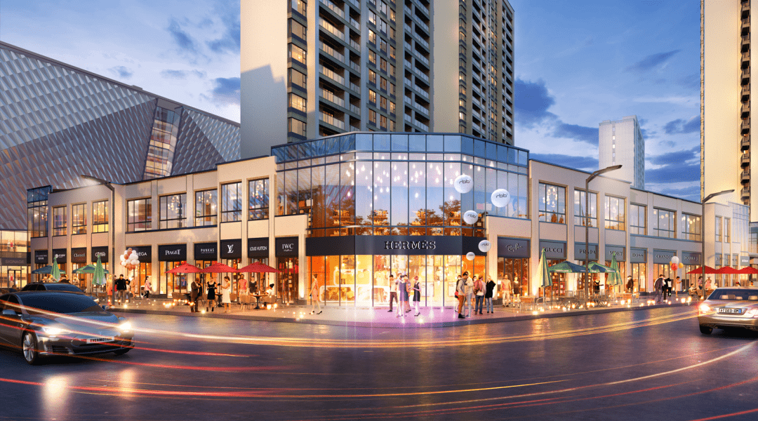 大壮观路商业廊道效果图此外,大壮观路地下还设有17万㎡立体商业,连接