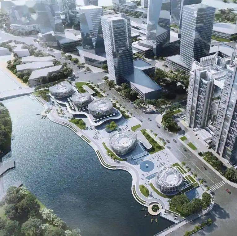 镜湖九流渡滨河商业街建设进度曝光_功能_餐饮_绍兴