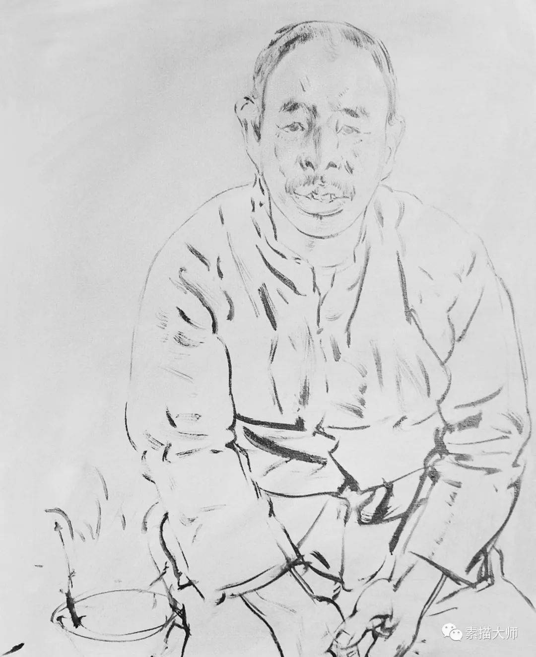 清华美院副教授忻东旺素描速写