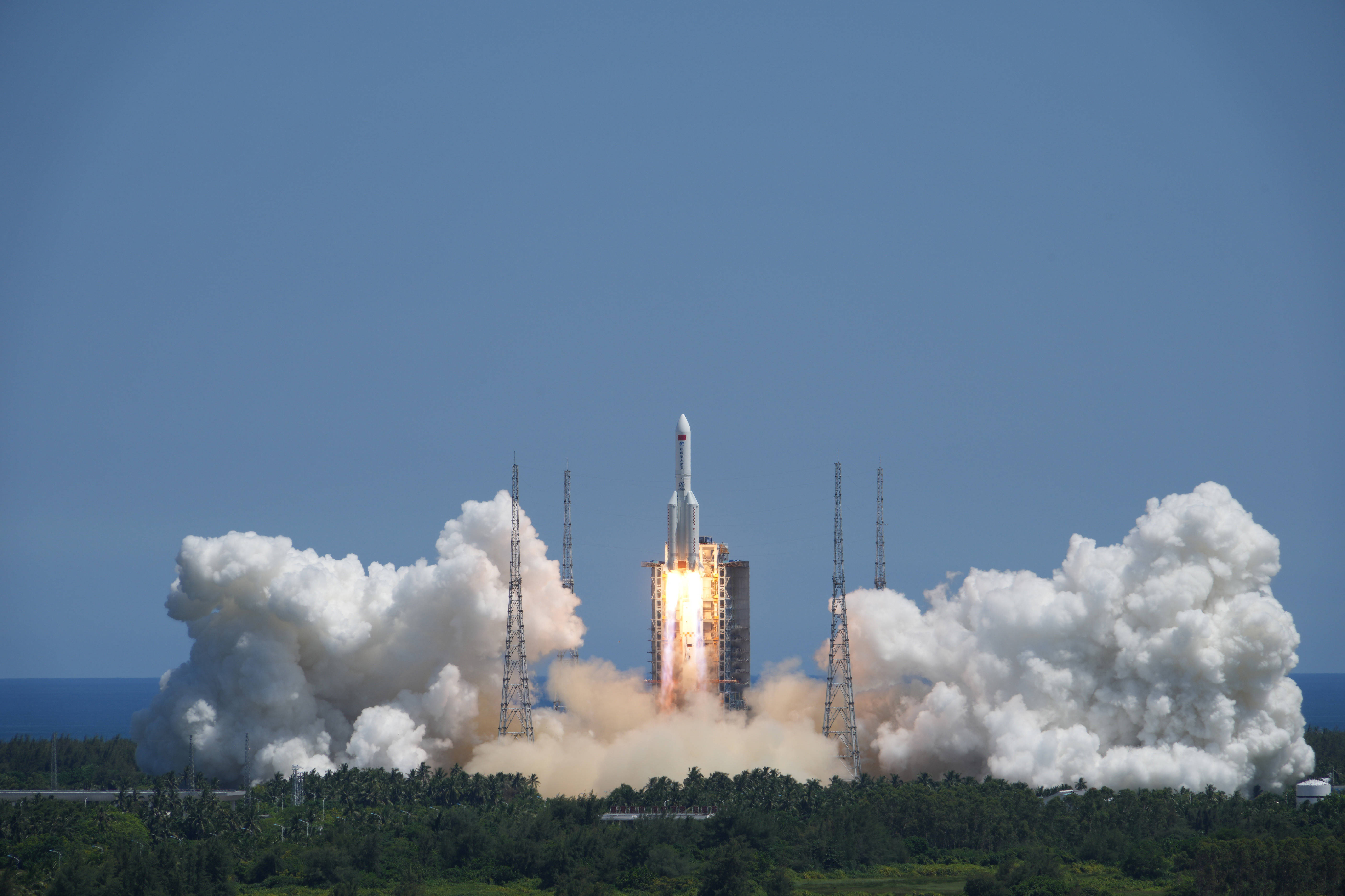 中国空间站问天实验舱发射