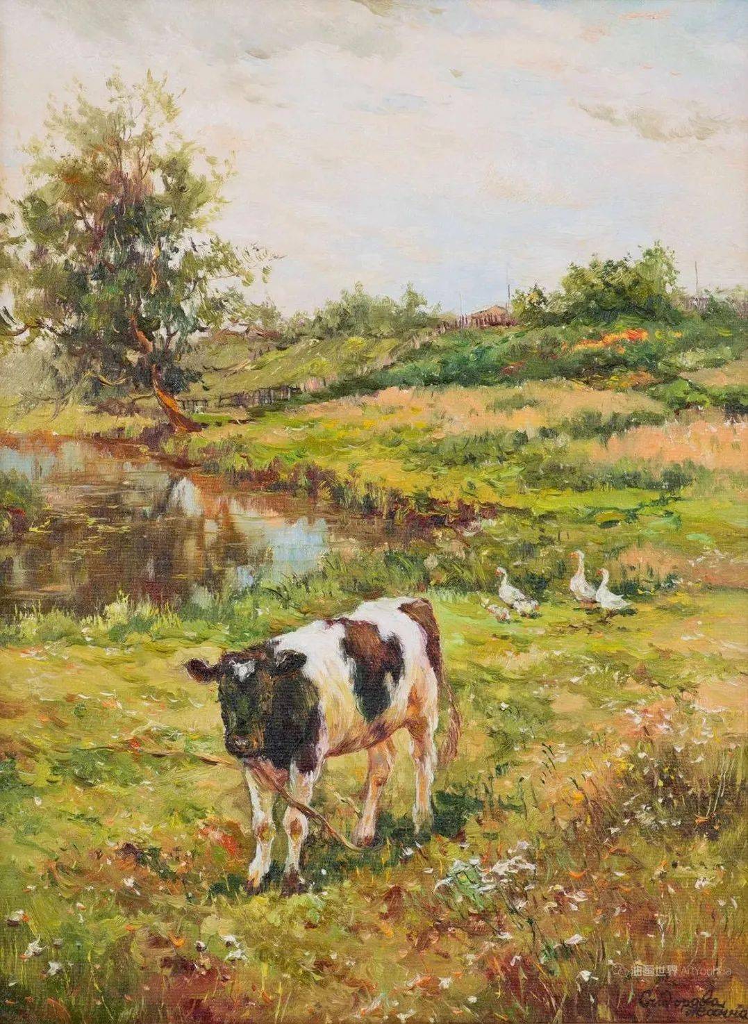 多题材绘画俄罗斯女画家扎娜西多罗娃作品