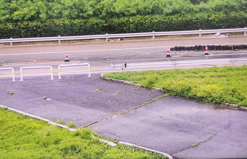 风雨中他们在坚守辽宁高速阜新分公司海棠山隧道抢险