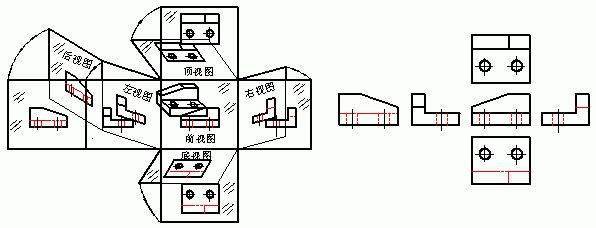 第一角法图纸图片