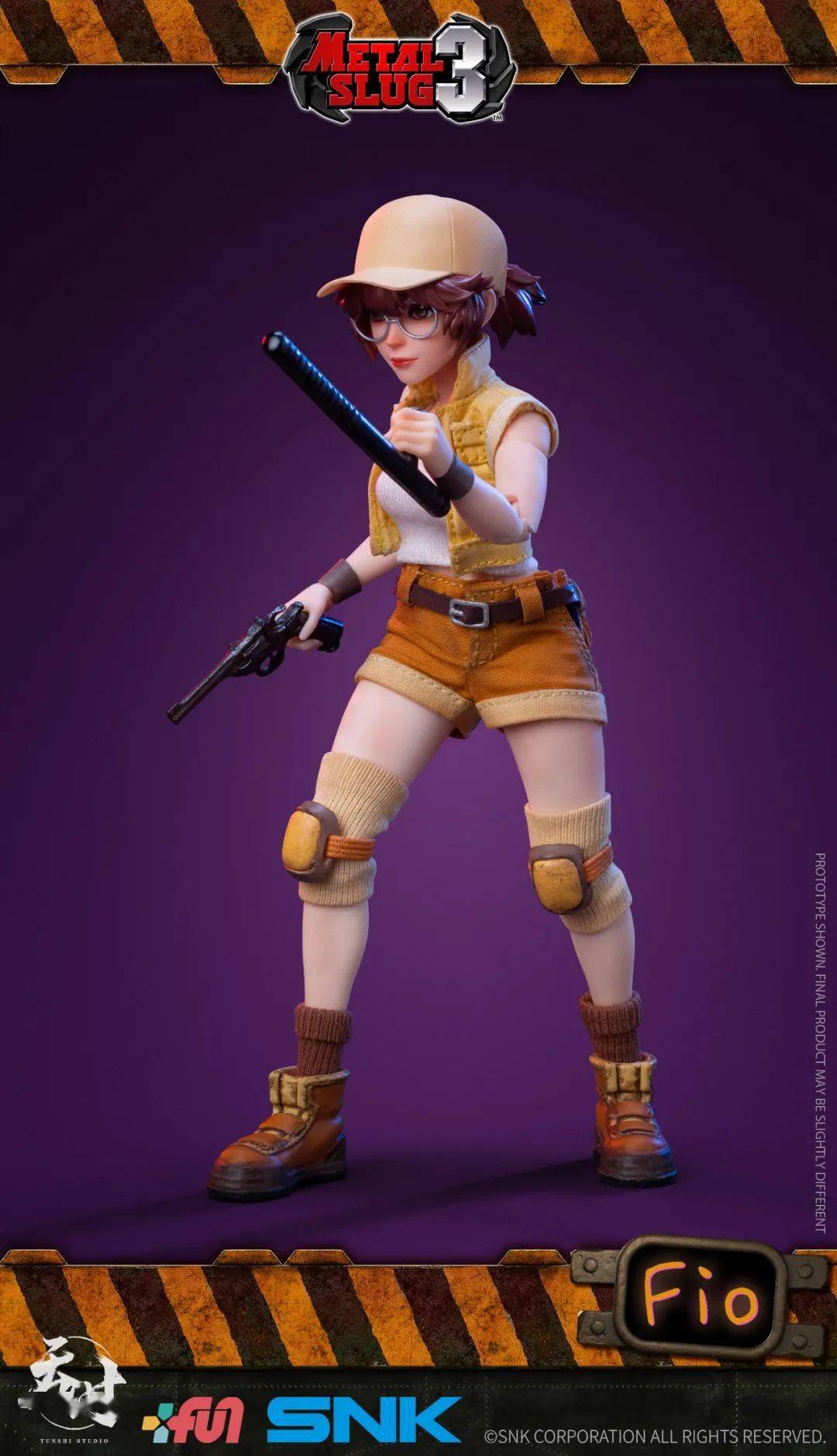 吞时工作室《合金弹头3》fio,又是一款暴露年龄的6寸人偶~_产品_效果