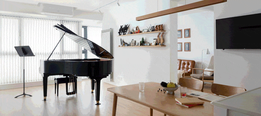 钢琴抢走客厅c位打破常规布局打造适合自己的家