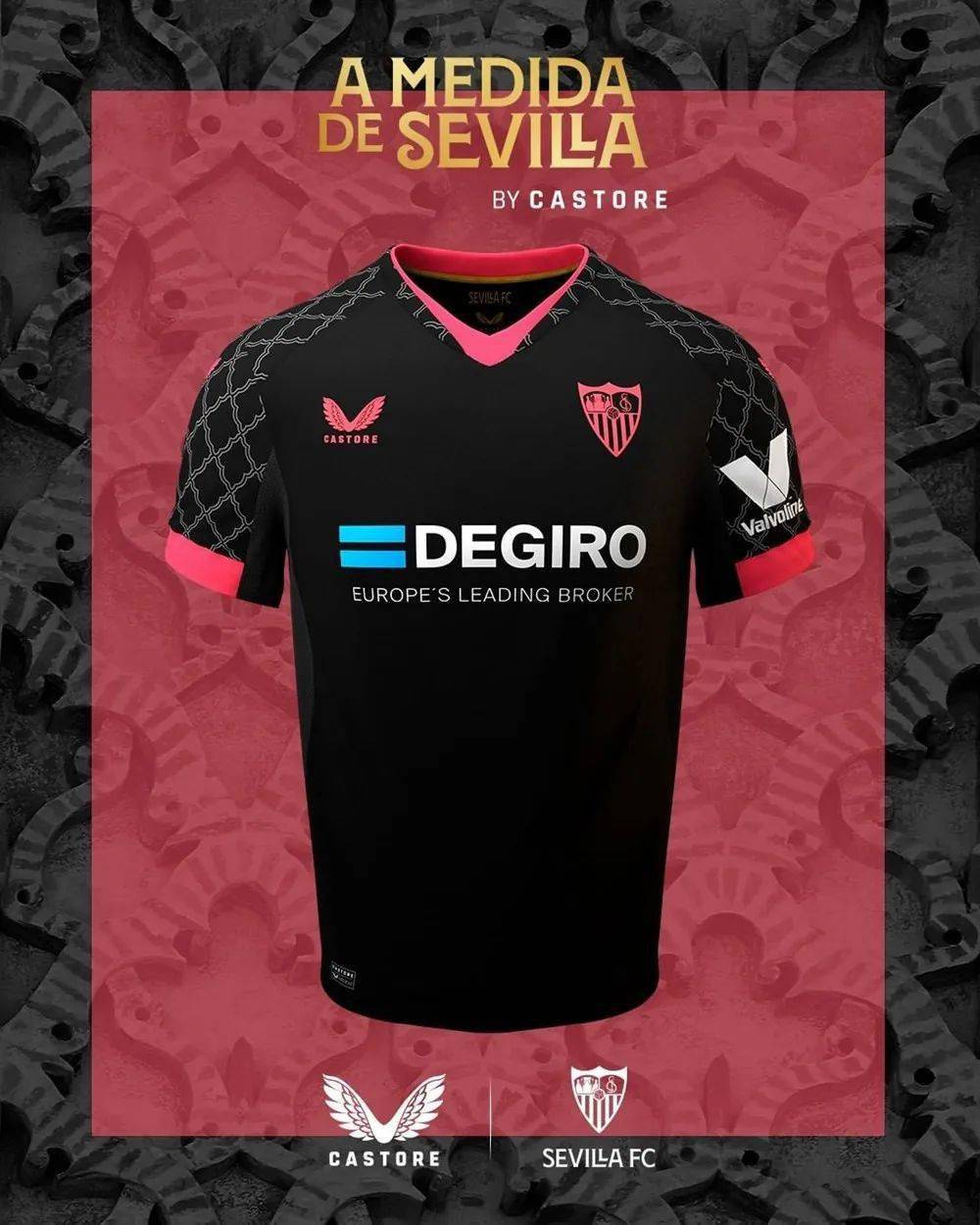 塞维利亚2022/23赛季第二客场球衣发布_吉拉达_黑色_城市