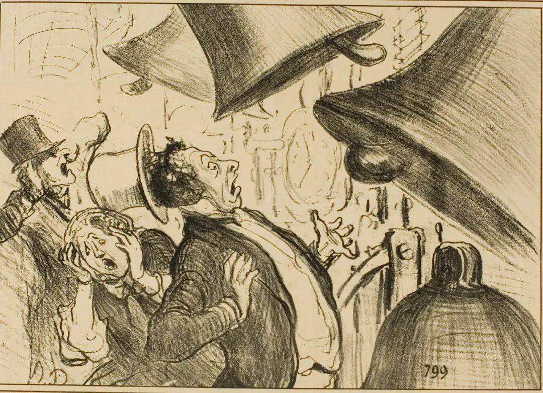 奥诺雷杜米埃的素描