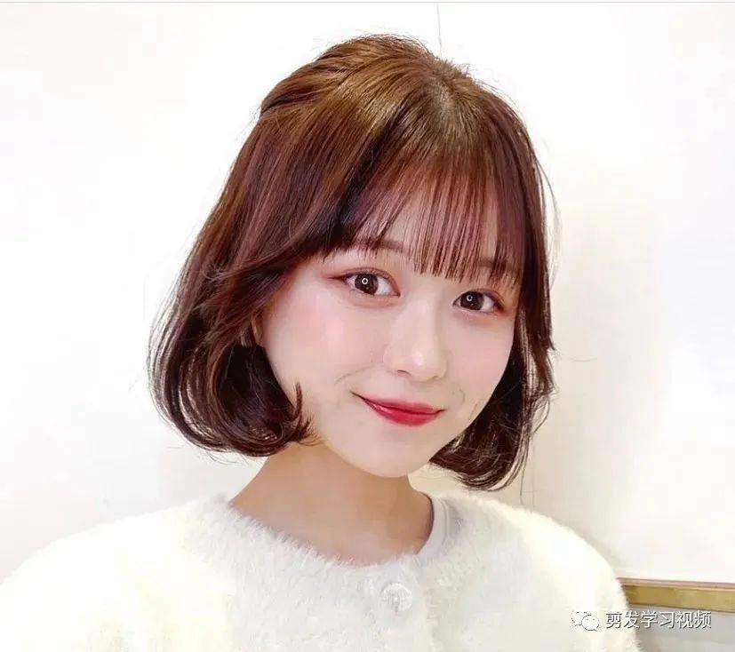 "短发内扣烫",烫了都好看!