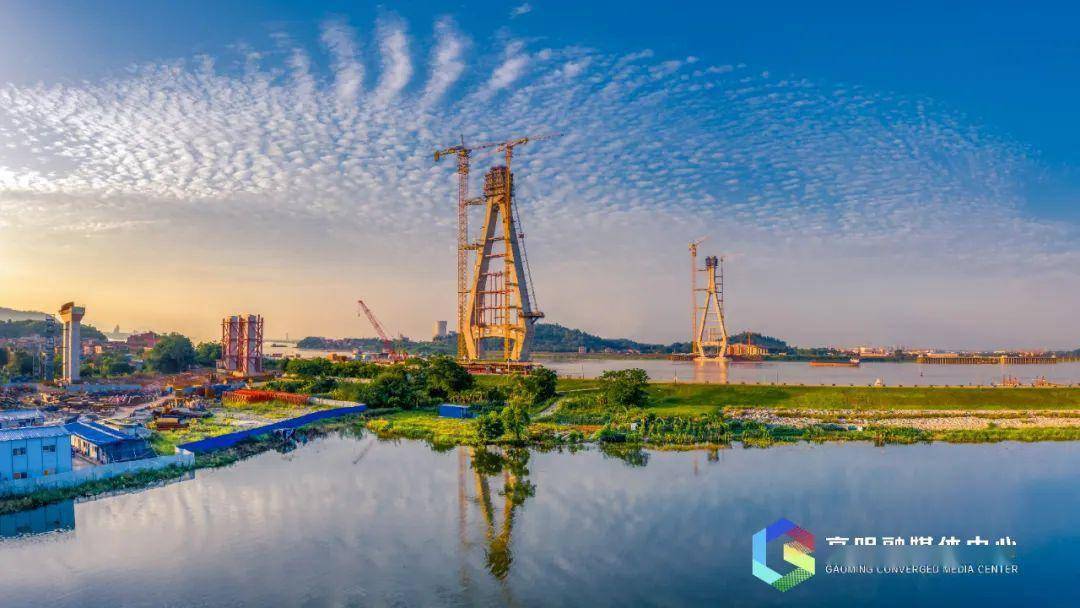 佛山市富龙西江特大桥项目起于高明区富湾镇,顺接杨西大道北延线的