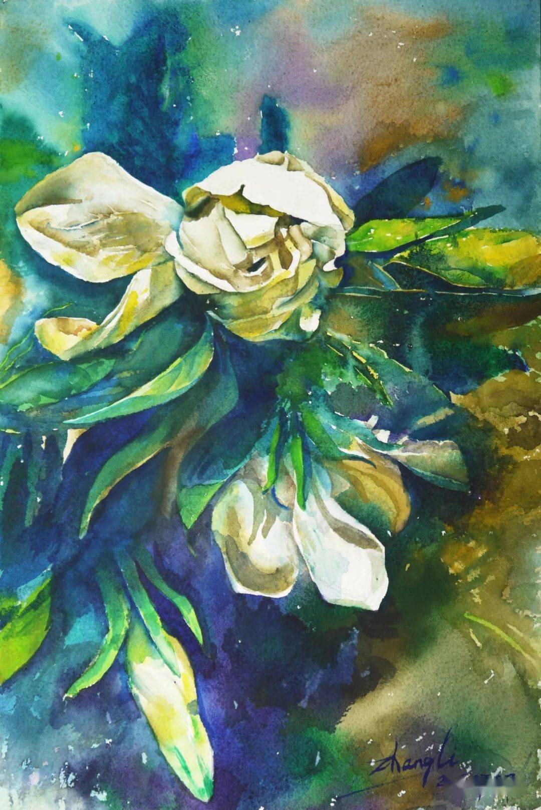 画家张莉:诗意栖居绘自然,蕴藉流彩抒心境_cm_艺术_绘画