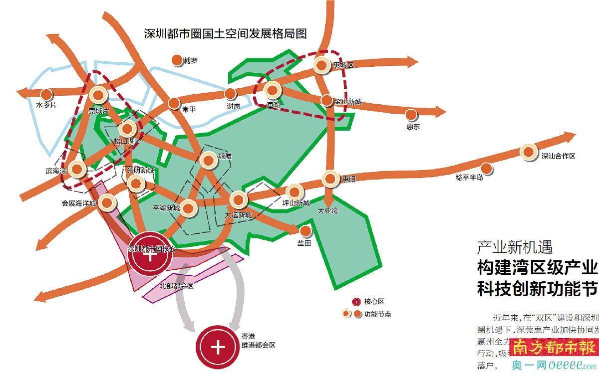 随着都市圈规划指引"揭开面纱,深圳都市圈的建设思路不断细化,完善与