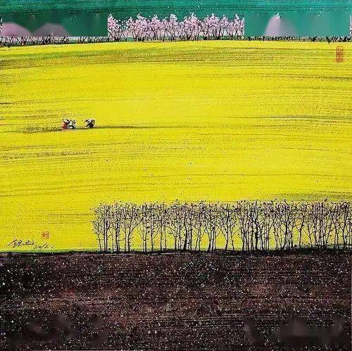 看这画,相当于乡村一日游了_昙花_田野_波罗蜜