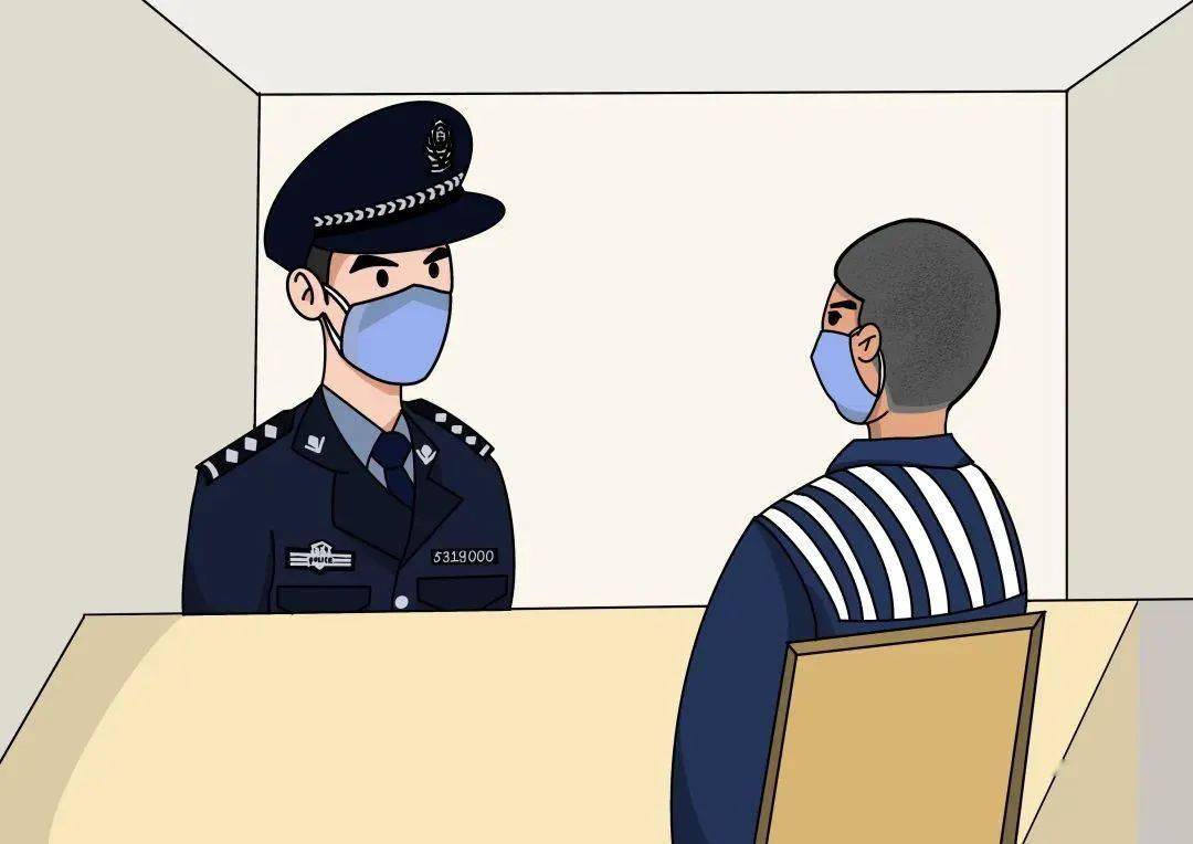 警察宣传漫画图片