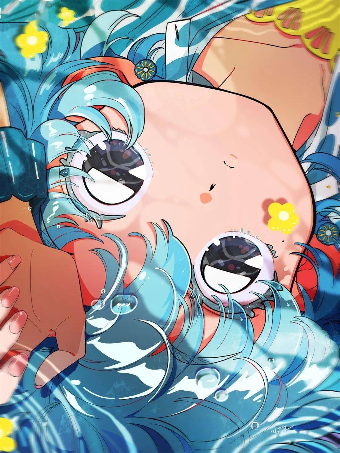 画集收录古早画风真的太爱了太喜欢这种有年代风格的大眼睛了