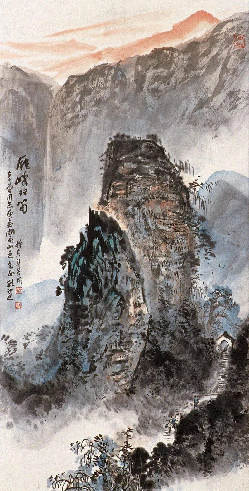 孔仲起丨他的"动态山水画",填补了中国画史的空白_笔墨_画面_自然