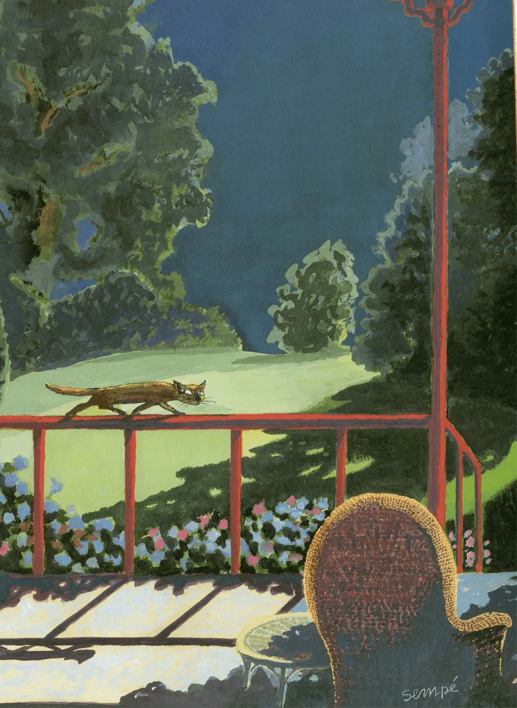 再见了,一个最会画春天的朋友_雅克·桑贝_漫画家_世界