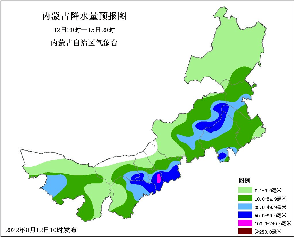 强降雨来袭明后天内蒙古大部降水在线局地有大到暴雨