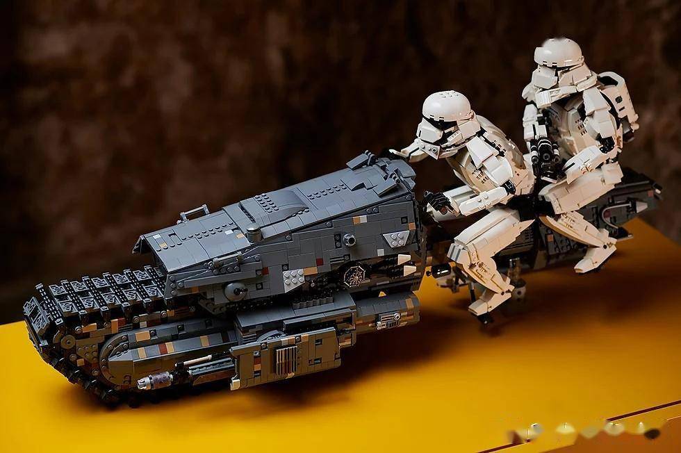 低配星战飞艇激战桥段复刻——乐高75250帕萨纳飞艇追击_er_套装_摩托