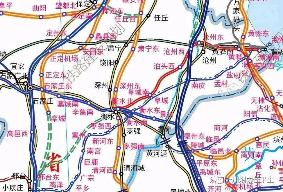 曲周县高速公路线路图图片