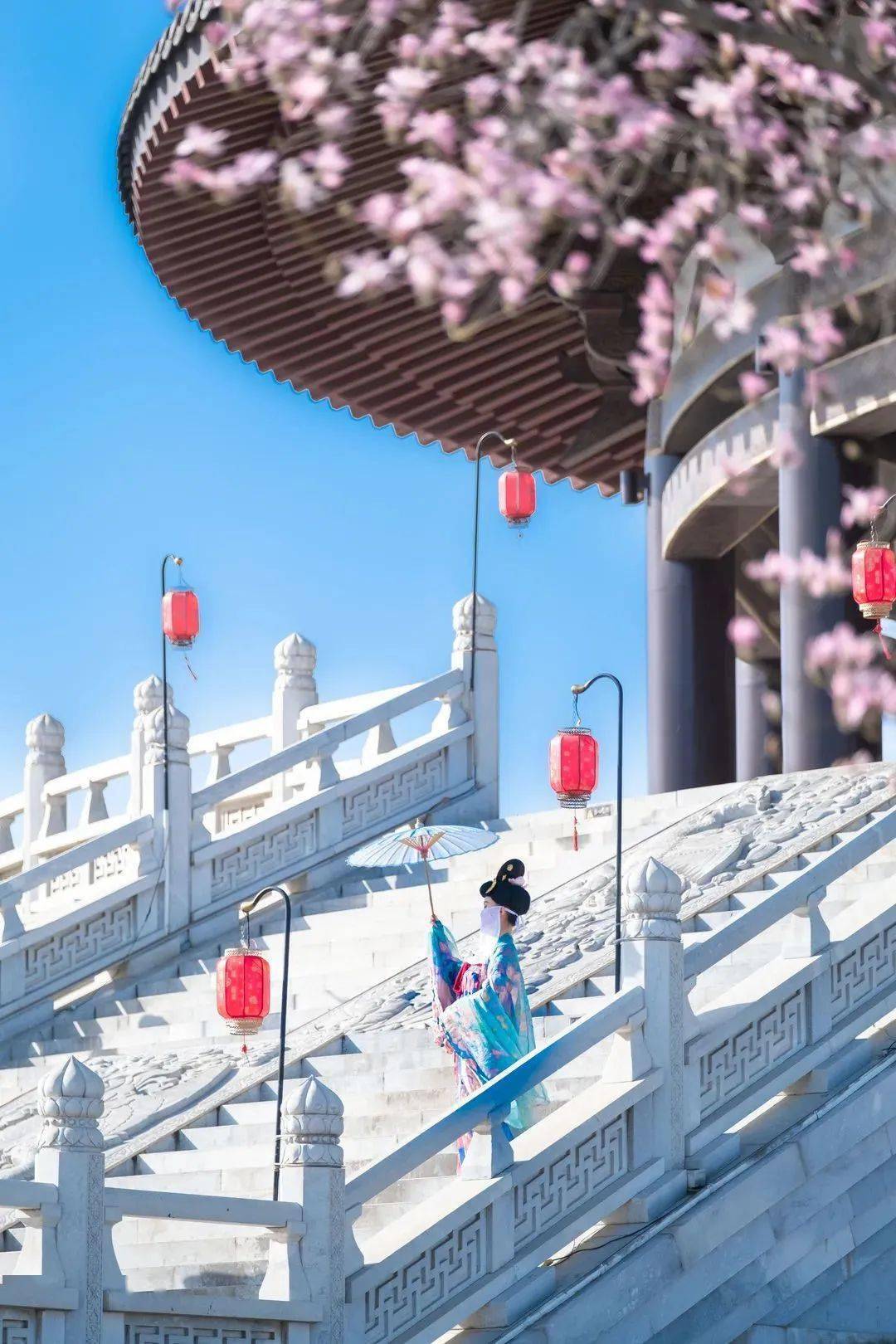 带你一秒穿越唐朝独具韵味的古风照02穿上华服在隋唐洛阳城里拍一张