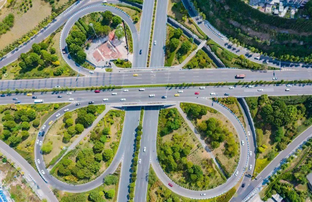 立体交通网盛夏时节,重光立交悦来国际会展城会展服务水平项目建成后