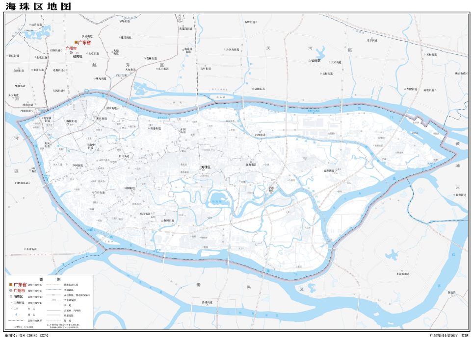 海珠区滨江街地图图片