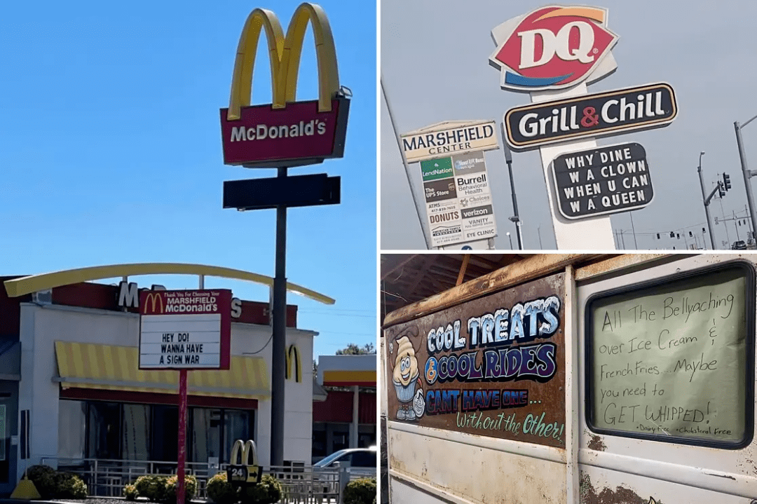 美国网上掀起世纪广告牌隔空大战,你选"女王"还是"小丑".