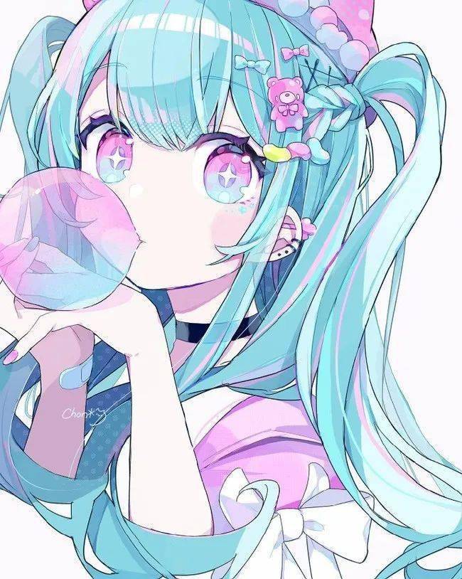 【画师分享】可可爱爱的小萝莉~twi:@xx_chon_xx_灵猫_插画_课程