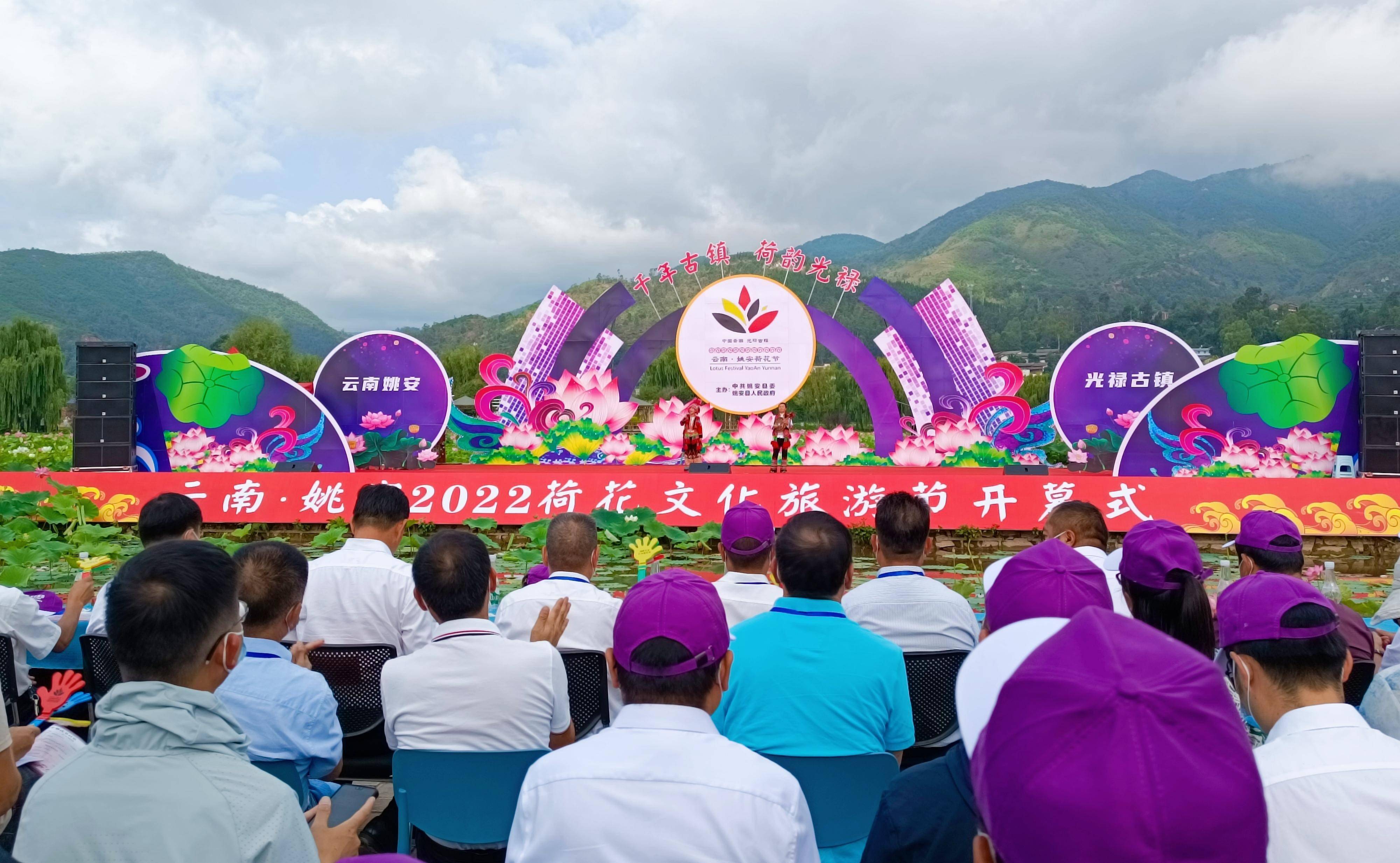 姚安县2022年第八届荷花文化旅游节开幕
