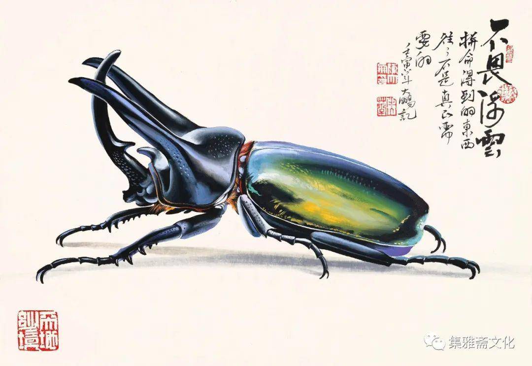 陈大鹏笔下的秋蝉,禅意浓浓_作品_中国_书画