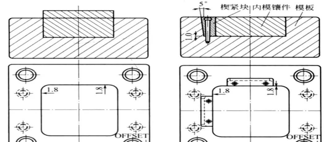 塑胶模具「模仁束块」设计与注意事项_mm_型腔_螺丝