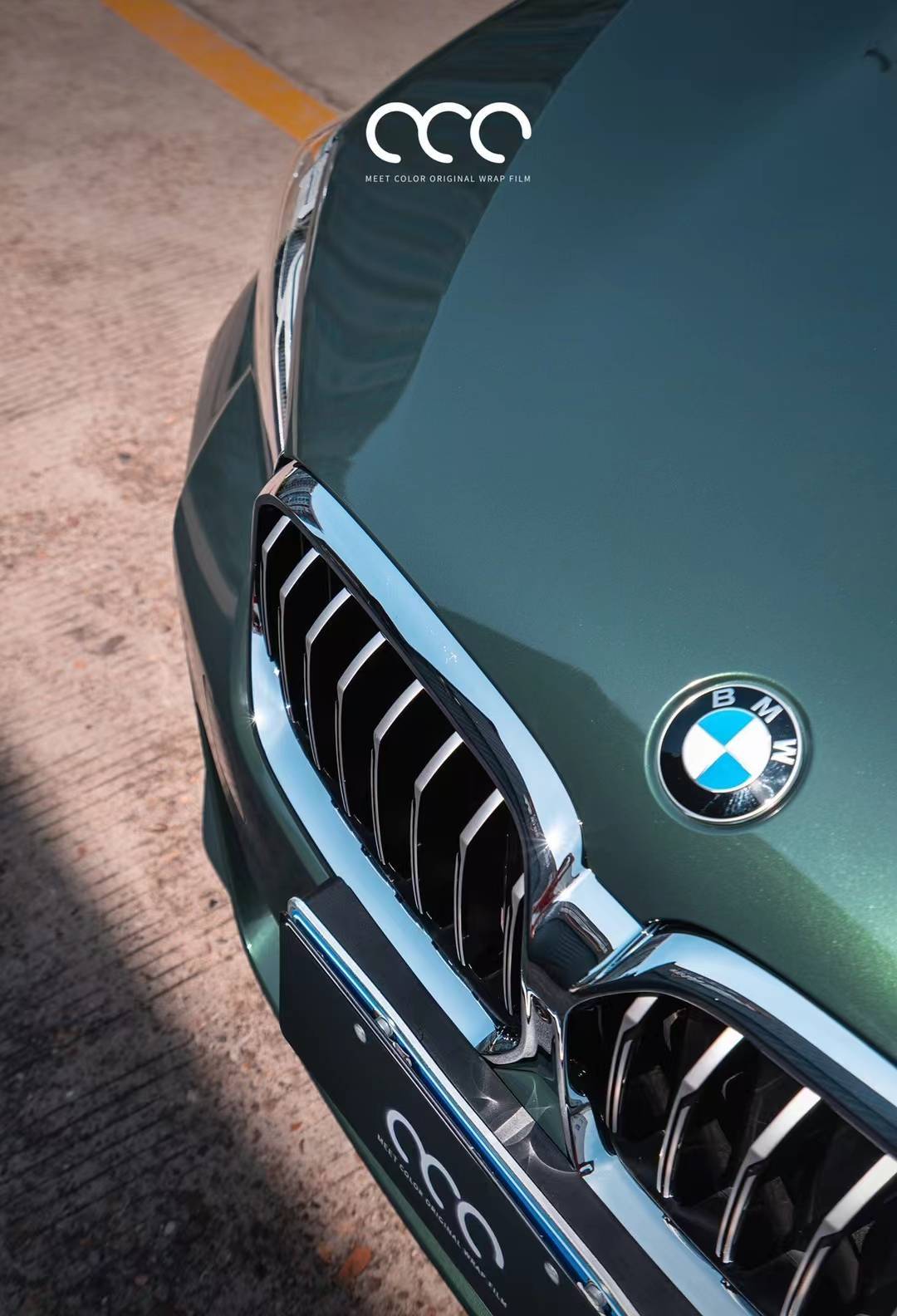 宝马530li漫彩改色膜哥特兰绿,瑞典海岛凝练出的自然色彩