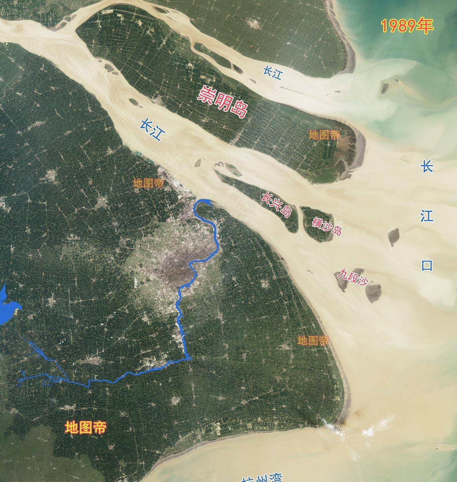 黄浦江水系图图片